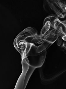 Preview wallpaper smoke, dark, bw