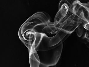 Preview wallpaper smoke, dark, bw