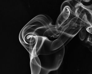Preview wallpaper smoke, dark, bw