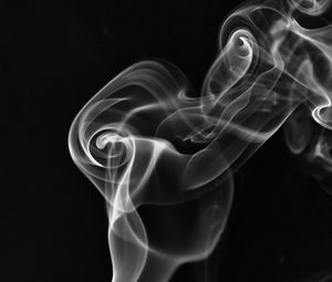 Preview wallpaper smoke, dark, bw