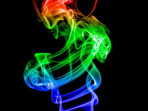 Preview wallpaper smoke, darkness, abstraction, transparent