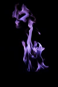 Preview wallpaper smoke, fire, color, purple, dark