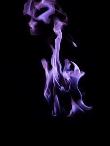 Preview wallpaper smoke, fire, color, purple, dark