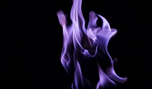 Preview wallpaper smoke, fire, color, purple, dark