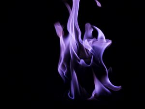 Preview wallpaper smoke, fire, color, purple, dark