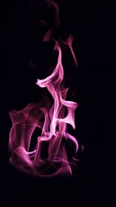 Preview wallpaper smoke, fire, color, dark, flame