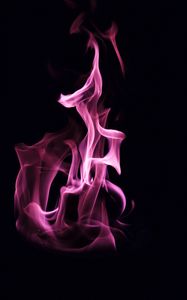 Preview wallpaper smoke, fire, color, dark, flame