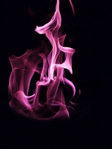 Preview wallpaper smoke, fire, color, dark, flame