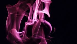 Preview wallpaper smoke, fire, color, dark, flame