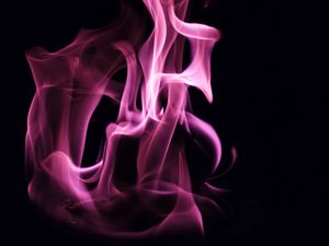 Preview wallpaper smoke, fire, color, dark, flame