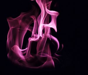 Preview wallpaper smoke, fire, color, dark, flame