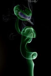 Preview wallpaper smoke, green, spiral