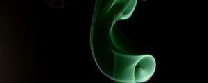 Preview wallpaper smoke, green, spiral