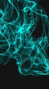 Preview wallpaper smoke, lines, wavy, background