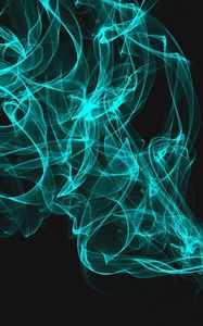 Preview wallpaper smoke, lines, wavy, background