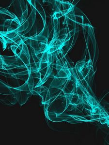 Preview wallpaper smoke, lines, wavy, background