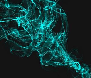 Preview wallpaper smoke, lines, wavy, background