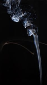 Preview wallpaper smoke, macro, dark, black