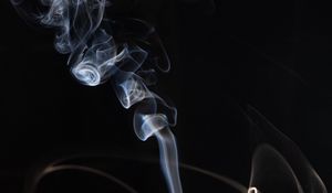 Preview wallpaper smoke, macro, dark, black