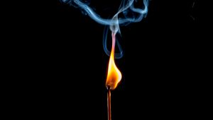 Preview wallpaper smoke, match, black