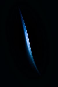 Preview wallpaper smoke, minimalism, blue, black, darkness