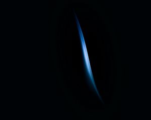 Preview wallpaper smoke, minimalism, blue, black, darkness