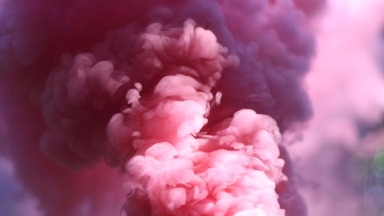 Wallpaper smoke, pink, shroud