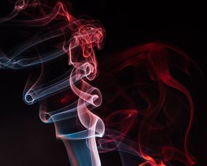 Preview wallpaper smoke, shroud, colored smoke, red