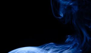 Preview wallpaper smoke, shroud, dark, blue, black