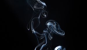 Preview wallpaper smoke, shroud, dark background