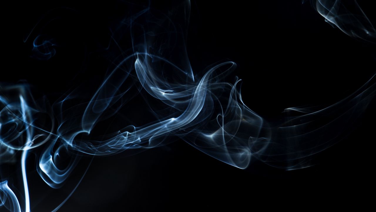 Wallpaper smoke, shroud, shape, dark background