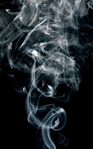 Preview wallpaper smoke, shroud, smoke puffs, dark background