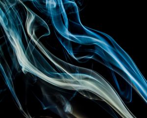 Preview wallpaper smoke, transparent, black