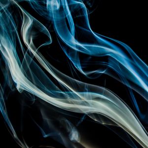 Preview wallpaper smoke, transparent, black