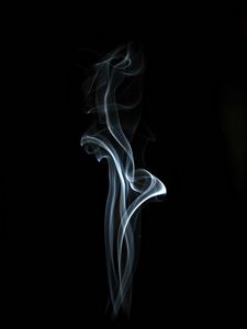 Preview wallpaper smoke, transparent, dark