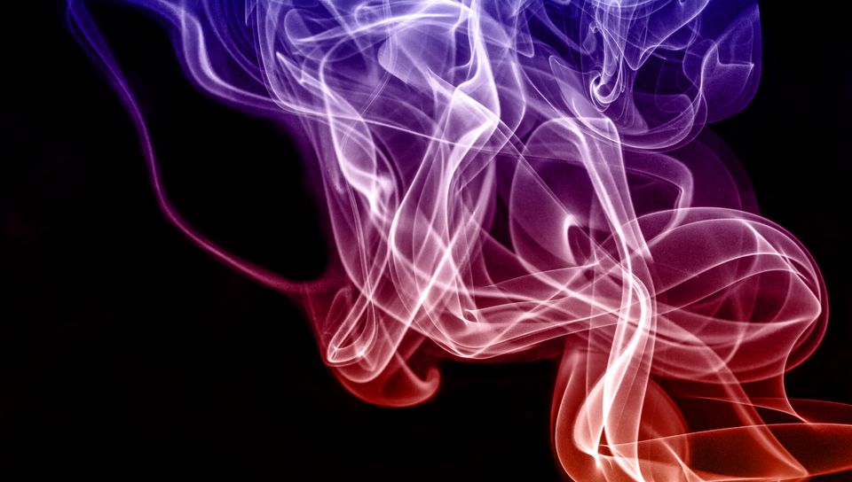 960x544 Wallpaper smoke, transparent, dark, abstraction, background