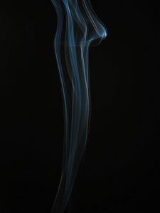 Preview wallpaper smoke, transparent, minimalism, dark