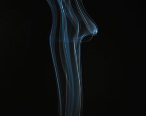 Preview wallpaper smoke, transparent, minimalism, dark