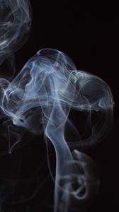 Preview wallpaper smoke, waves, curves, transparent, abstraction