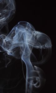 Preview wallpaper smoke, waves, curves, transparent, abstraction