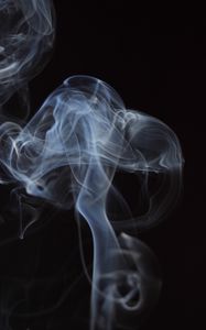 Preview wallpaper smoke, waves, curves, transparent, abstraction