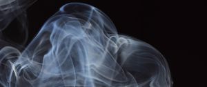 Preview wallpaper smoke, waves, curves, transparent, abstraction