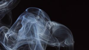 Preview wallpaper smoke, waves, curves, transparent, abstraction