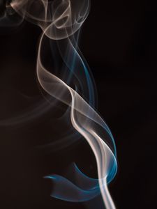 Preview wallpaper smoke, waves, transparent, abstraction