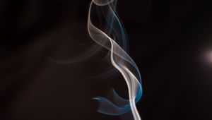 Preview wallpaper smoke, waves, transparent, abstraction