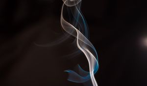 Preview wallpaper smoke, waves, transparent, abstraction