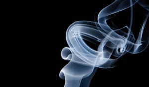 Preview wallpaper smoke, waves, transparent, abstraction, darkness