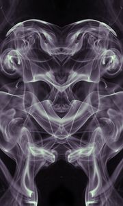 Preview wallpaper smoke, winding, wavy, abstraction