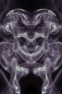 Preview wallpaper smoke, winding, wavy, abstraction