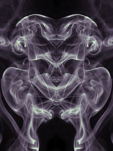 Preview wallpaper smoke, winding, wavy, abstraction